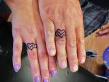 tetování na prst